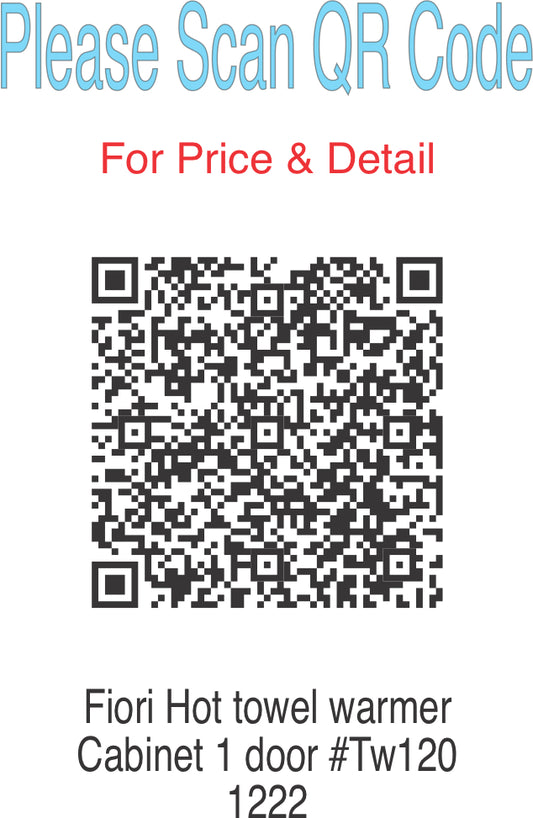 Fiori Hot towel warmer Cabinet 1 door #TW120