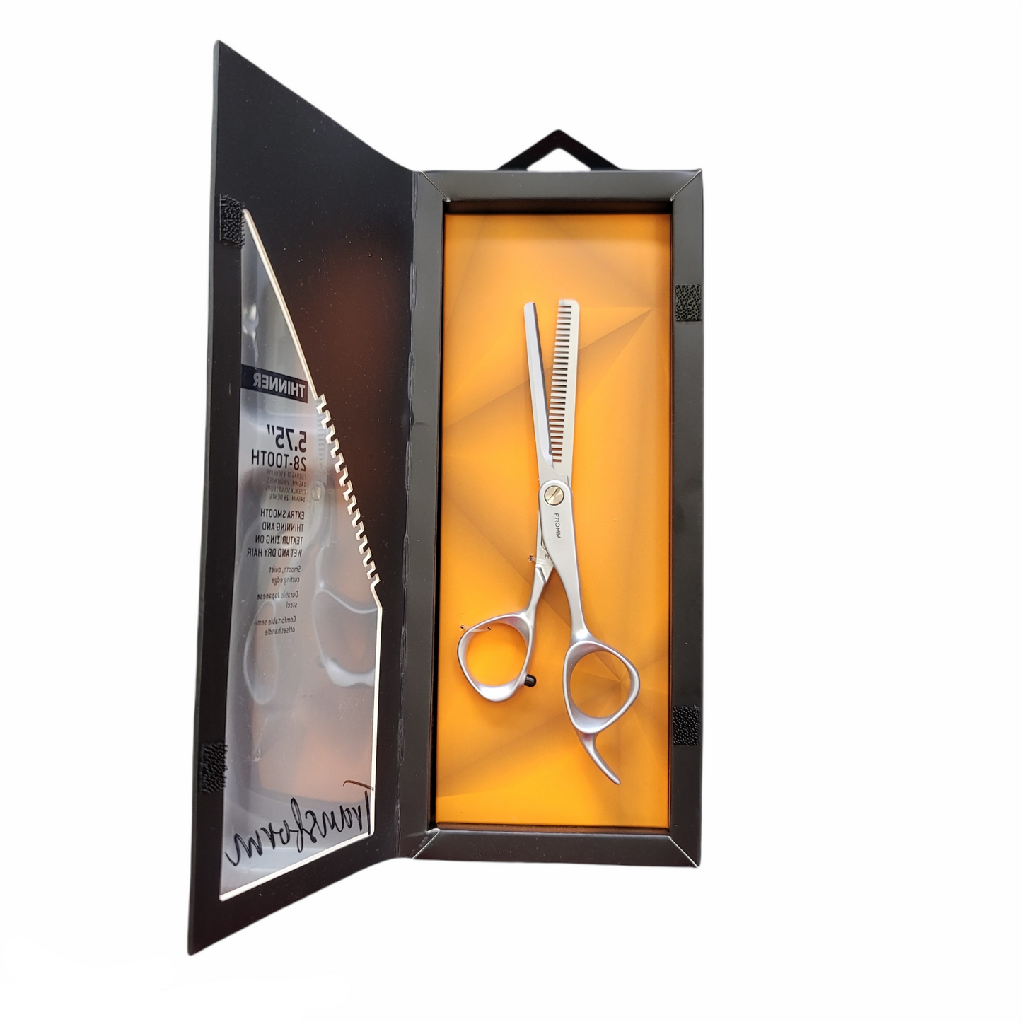 Fromm Hair Cutting Scissors F1013 Transform 5.75" Tooth Thinner Silver