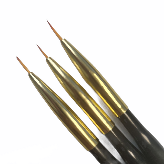 GB07 Nail Art Brush (3pcs/set) Black handle