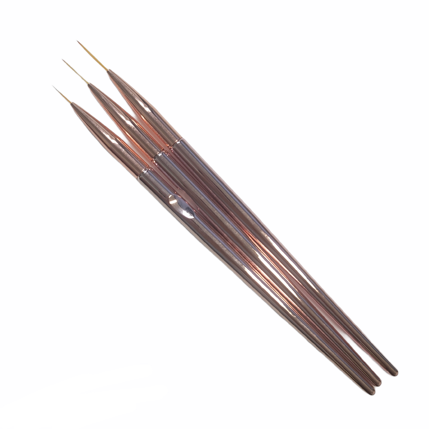GB11 Nail Art Brush (3pcs/set) gold handle
