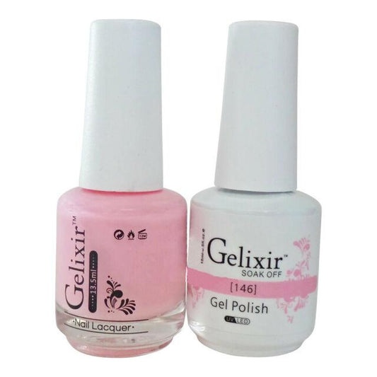 Gelixir Nail Polish Gel & Matching Lacquer 1 PK #146