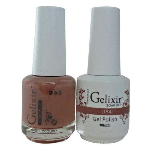 Gelixir Nail Polish Gel & Matching Lacquer 1 PK #154