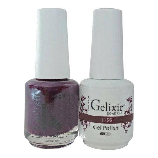 Gelixir Nail Polish Gel & Matching Lacquer 1 PK #156