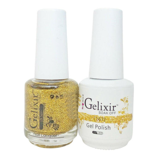 Gelixir Nail Polish Gel & Matching Lacquer 1 PK #167