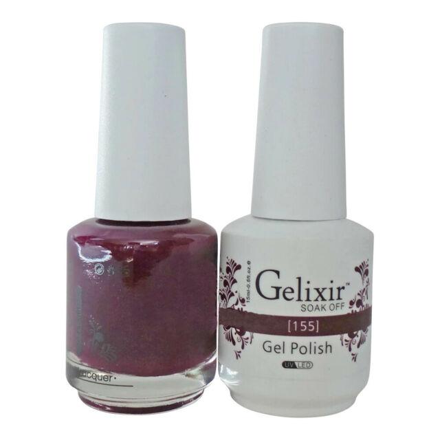 Gelixir Nail Polish Gel & Matching Lacquer 1 PK #155