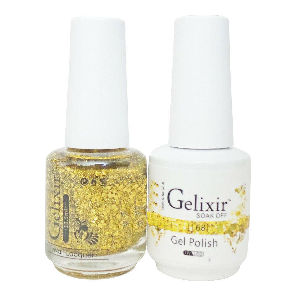 Gelixir Nail Polish Gel & Matching Lacquer 1 PK #168