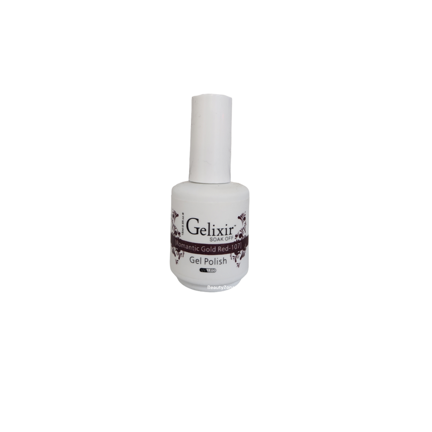 Gelixir Gel Polish Romantic Gold Red 0.5 oz #107