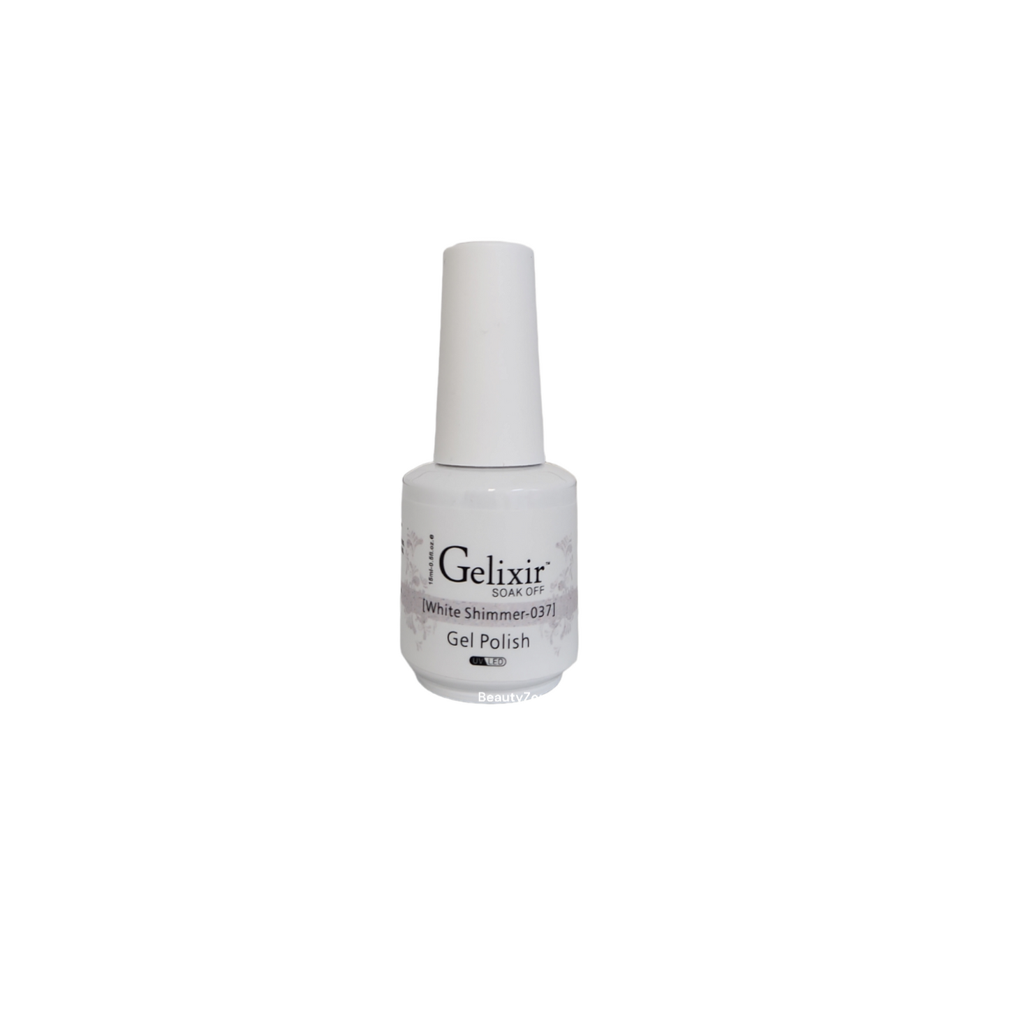 Gelixir Gel Polish White Shimmer 0.5 oz #037