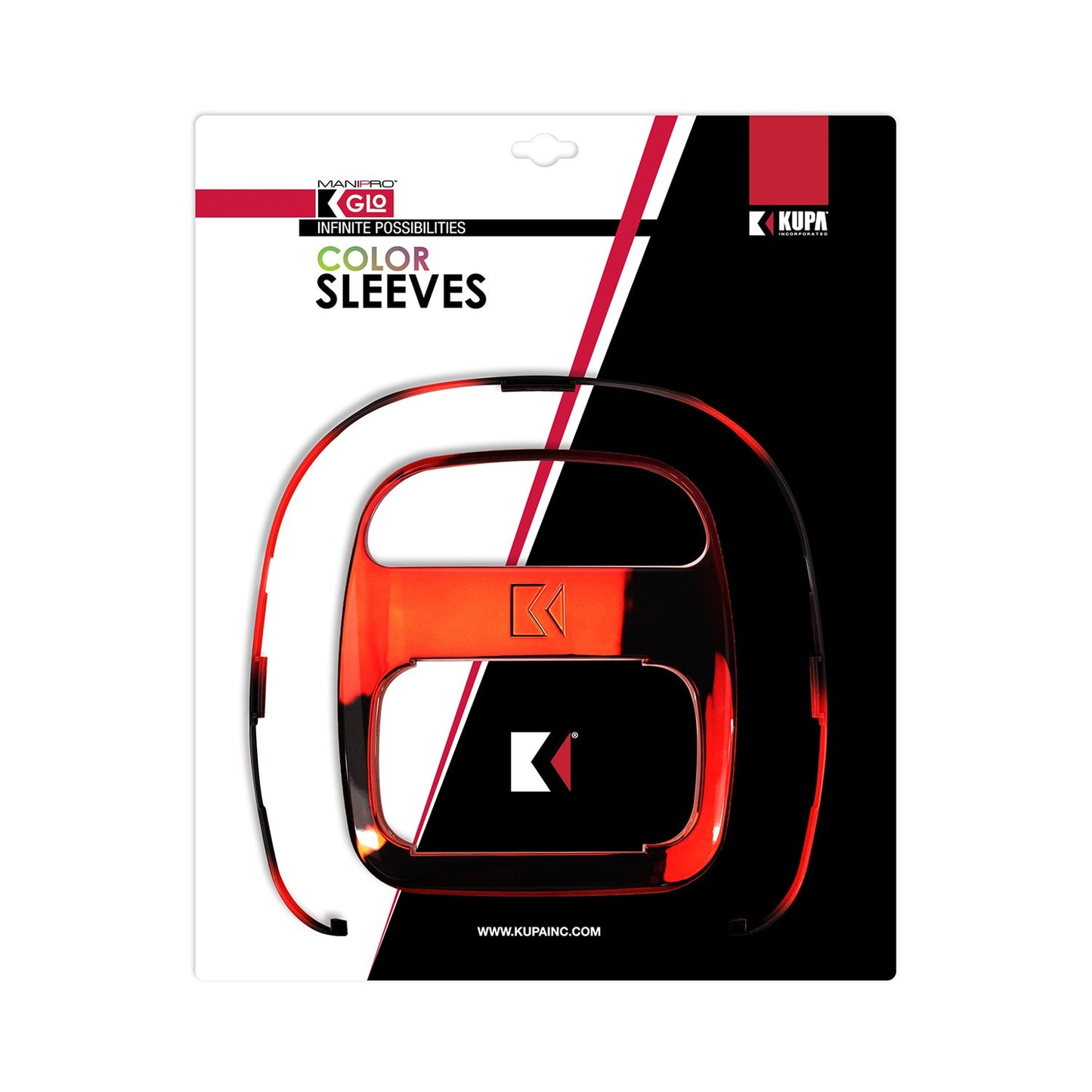 Kupa Trim Sleeve Replace For Manipro GLO LED Lamp CANDY APPLE RED