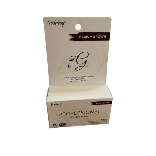 Godefroy Professional Eyebrow Tint 20 Application Medium Brown