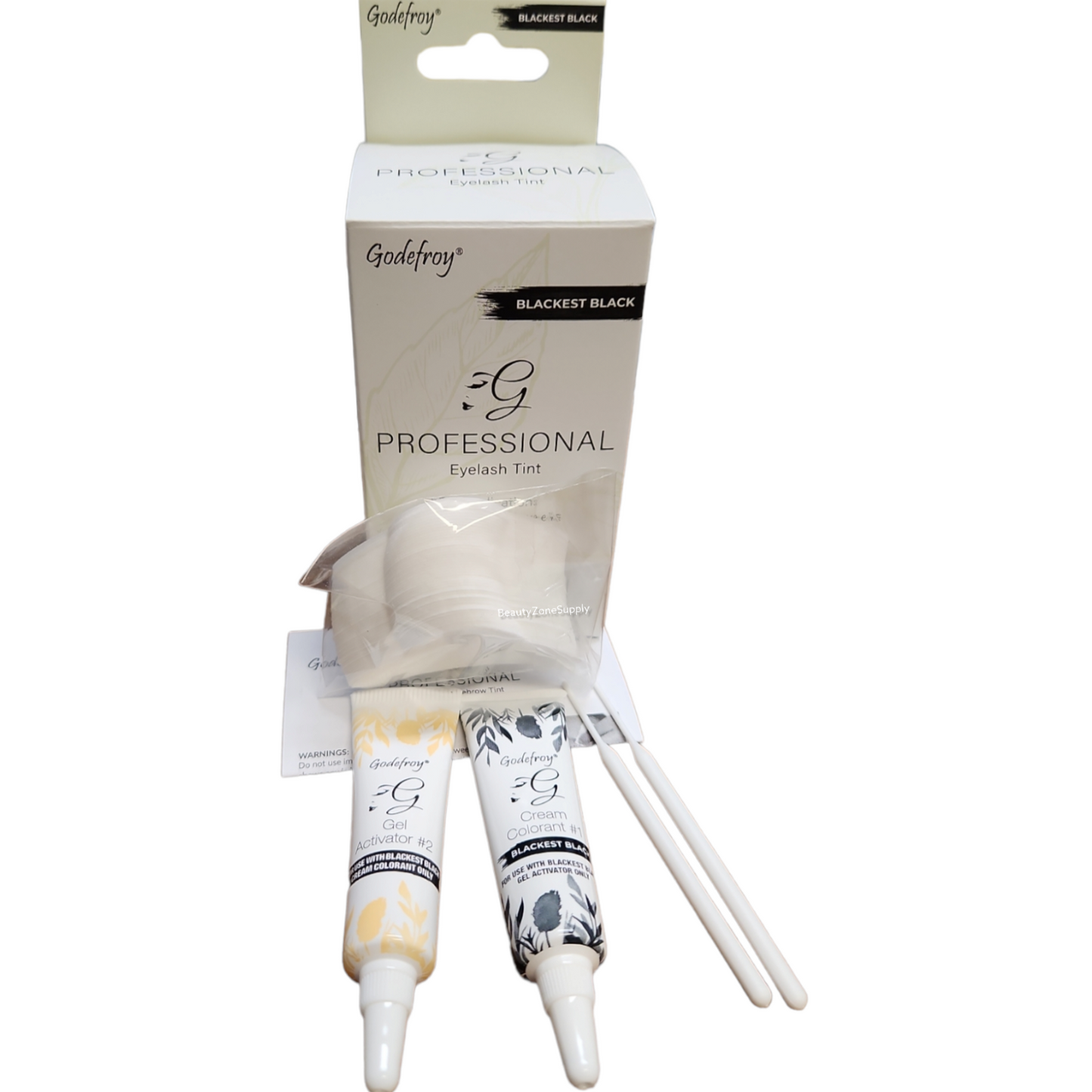 Godefroy Professional Eyelash Tint 20 Application Blackest Black