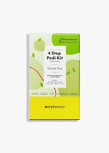 Avrybeauty 4 in 1 Step Pedi Green Tea Case 50 pack #AB115GRNT