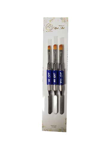 GT two way gel brush with slice-Beauty Zone Nail Supply