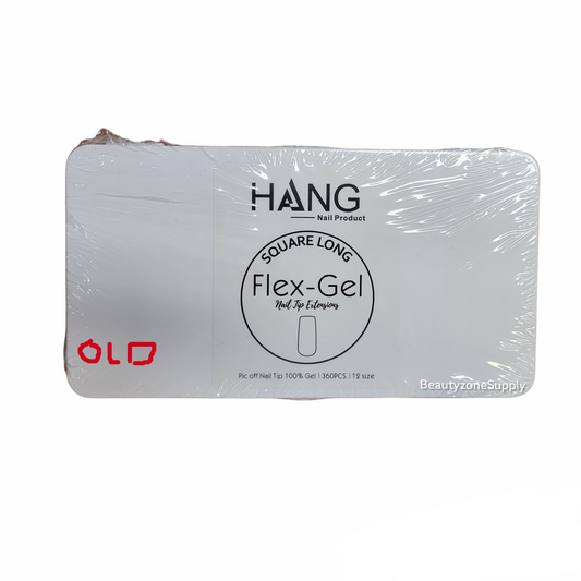 Hang Gel x Tips Square Long 504 ct / 10 Size