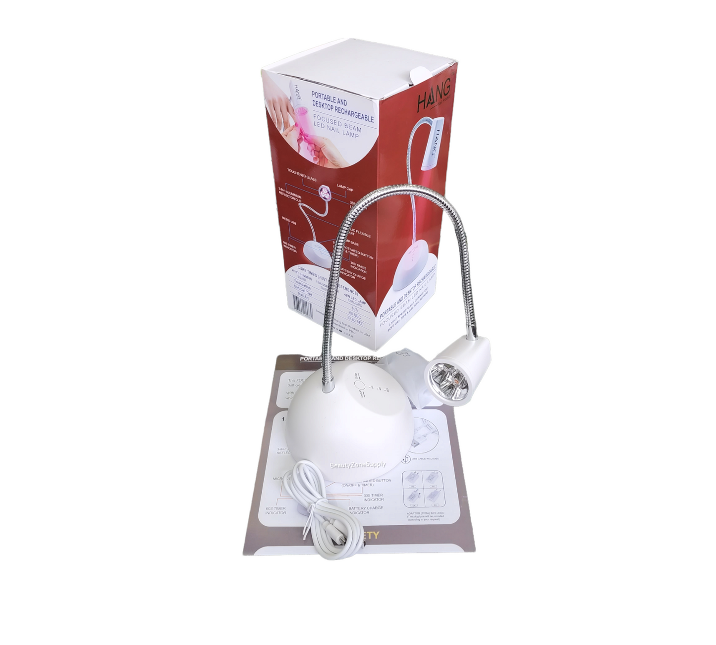 Hang Gel X LED Portable and Desktop Rechargeable Focus Beam LED