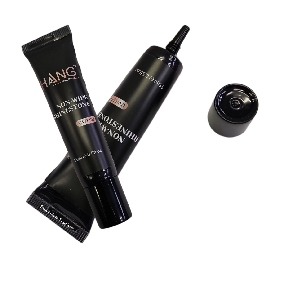 Hang Gel x Rhinestone Glue No- Wipe 15ml /0.5 oz Bottle w/ thin brush –  Beauty Zone Nail Supply