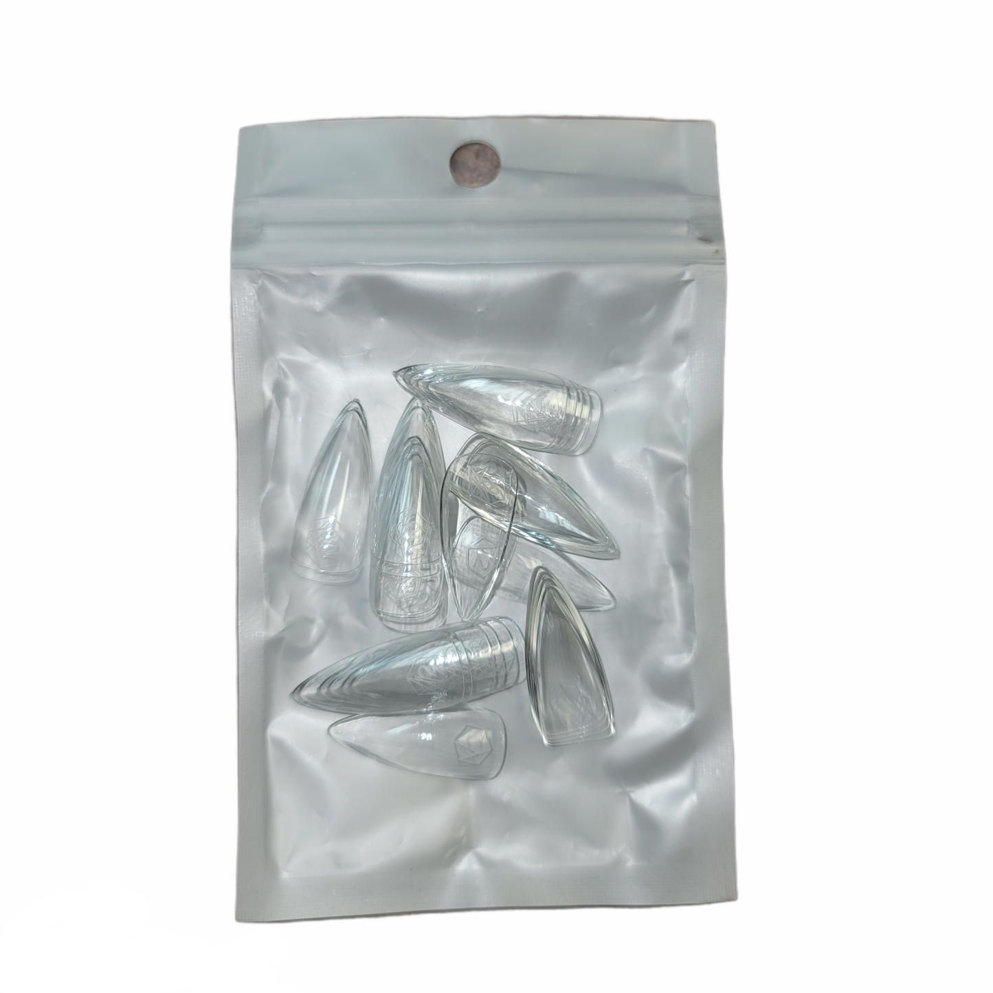 Harmony Gelish Soft Gel Tips Medium Stiletto 50 CT Refill