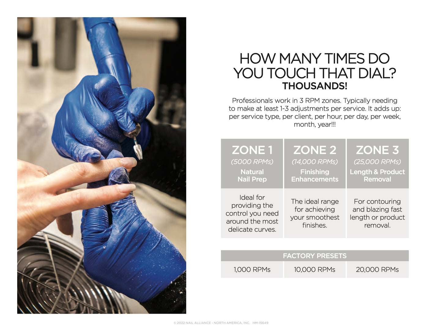 Harmony Gelish Go File IQ Smart File Nail Drill #1168226