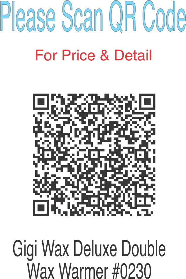 Gigi Wax Deluxe Double Wax Warmer #0230