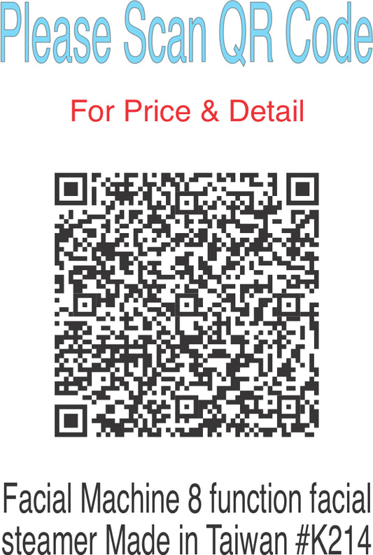 Facial Machine 8 function facial steamer Made in Taiwan #K214