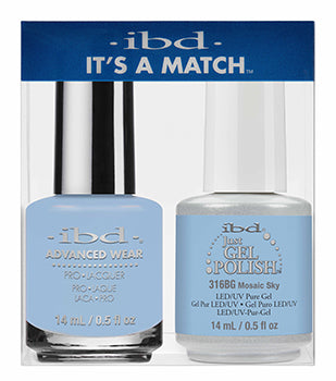 ibd Advanced Wear Color Duo Mosaic Sky 1 PK 85109