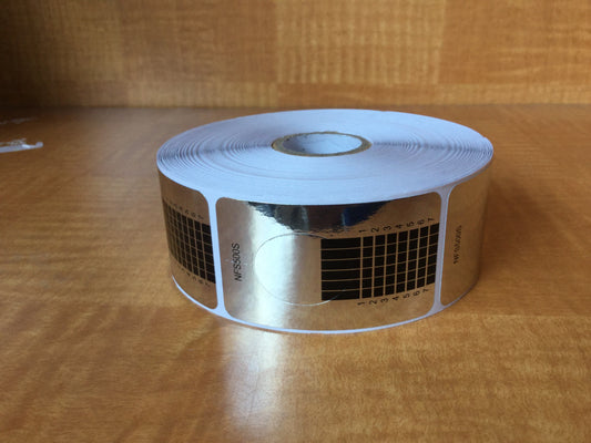 Disposable nail forms Square Silver NFS500S-Beauty Zone Nail Supply