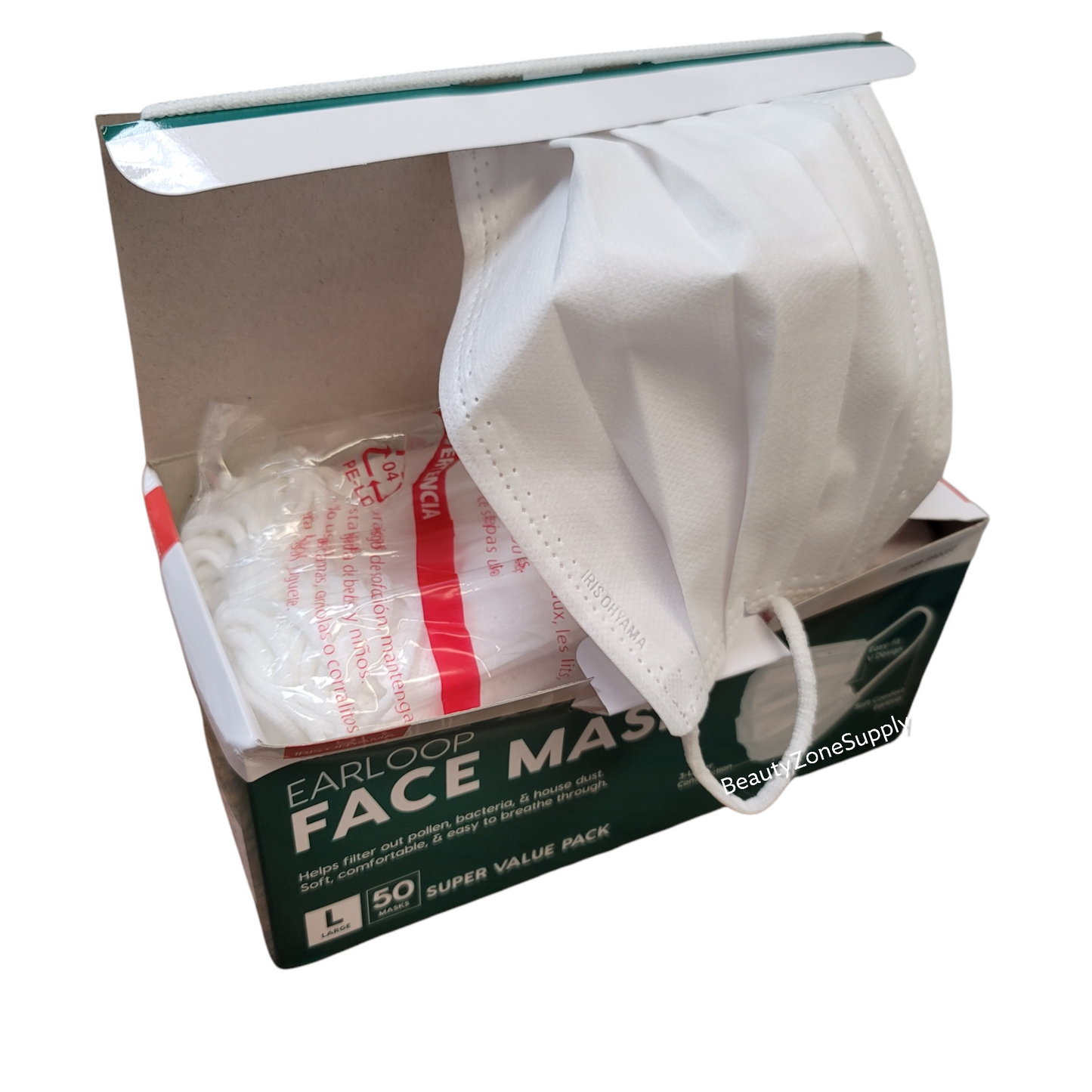 IRis Ohyama Disposable Face Mask 3 Layer (50 pc / Box) White
