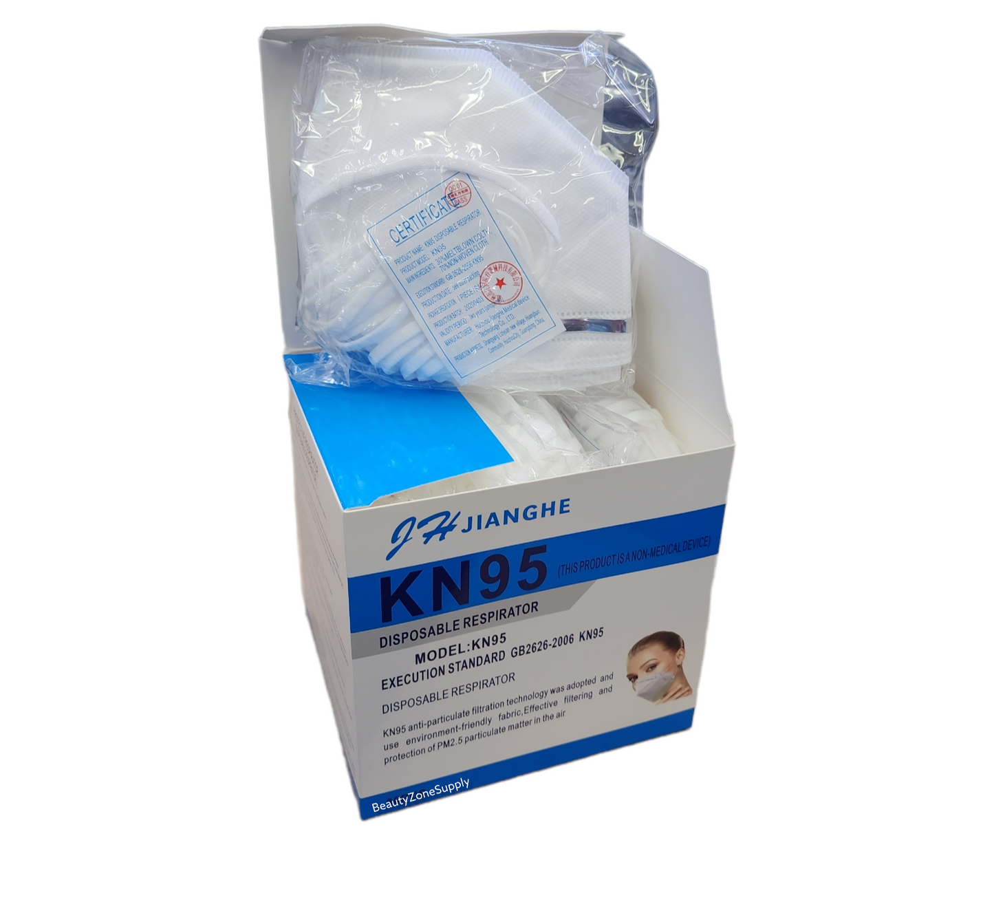 Jianghe KN95 Protective Face Mask 30 pcs GB2626-2006