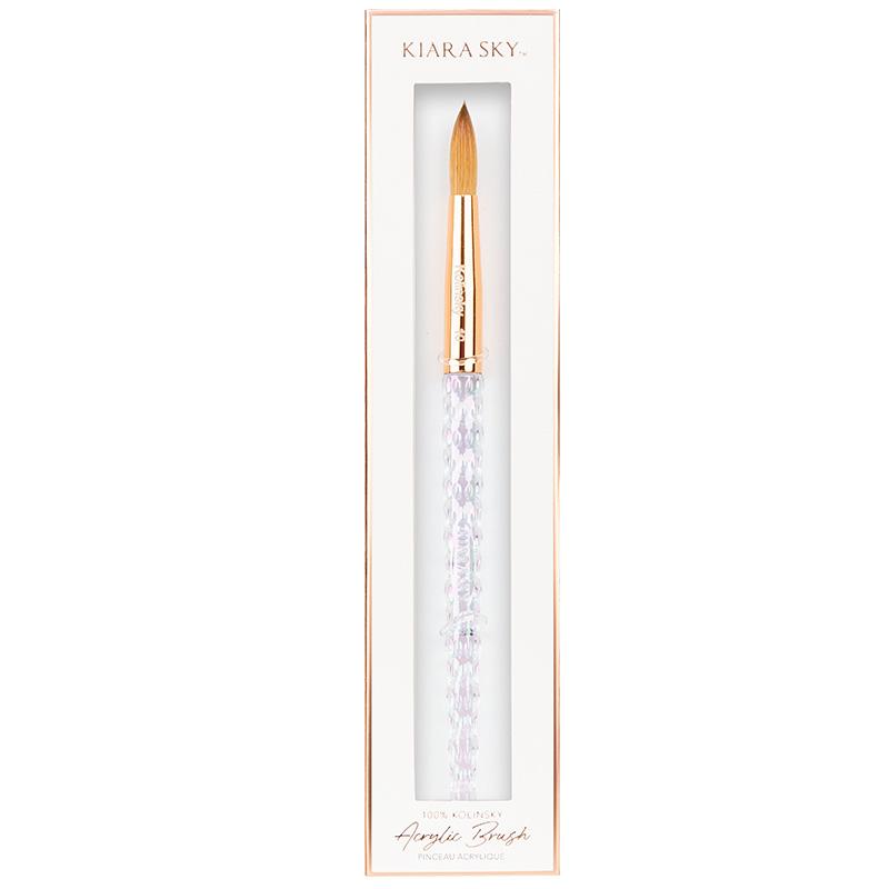 Kiara Sky Acrylic Nail Brush Kolinsky size 10