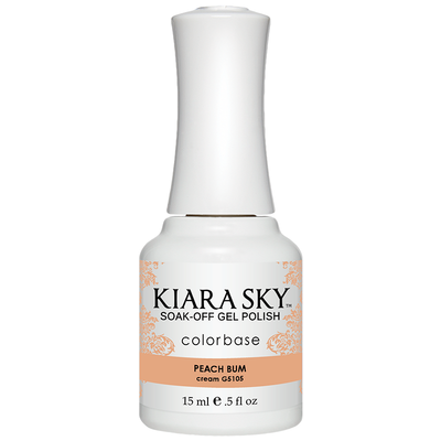 Kiara Sky All In One Gel Polish 0.5 oz PEACH BUM G5105