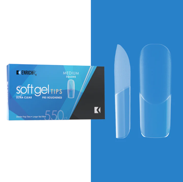 Kupa EnrichRx Soft Gel Tip 550 tips Square Medium
