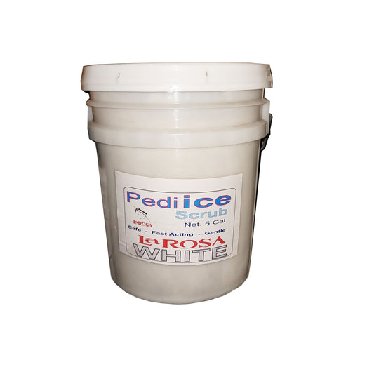 Larosa Pedi Ice Scrub White Pail 5 Gallon