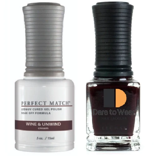 Lechat Perfect match Duo Gel & Lacquer Wine and Unwind PMS264