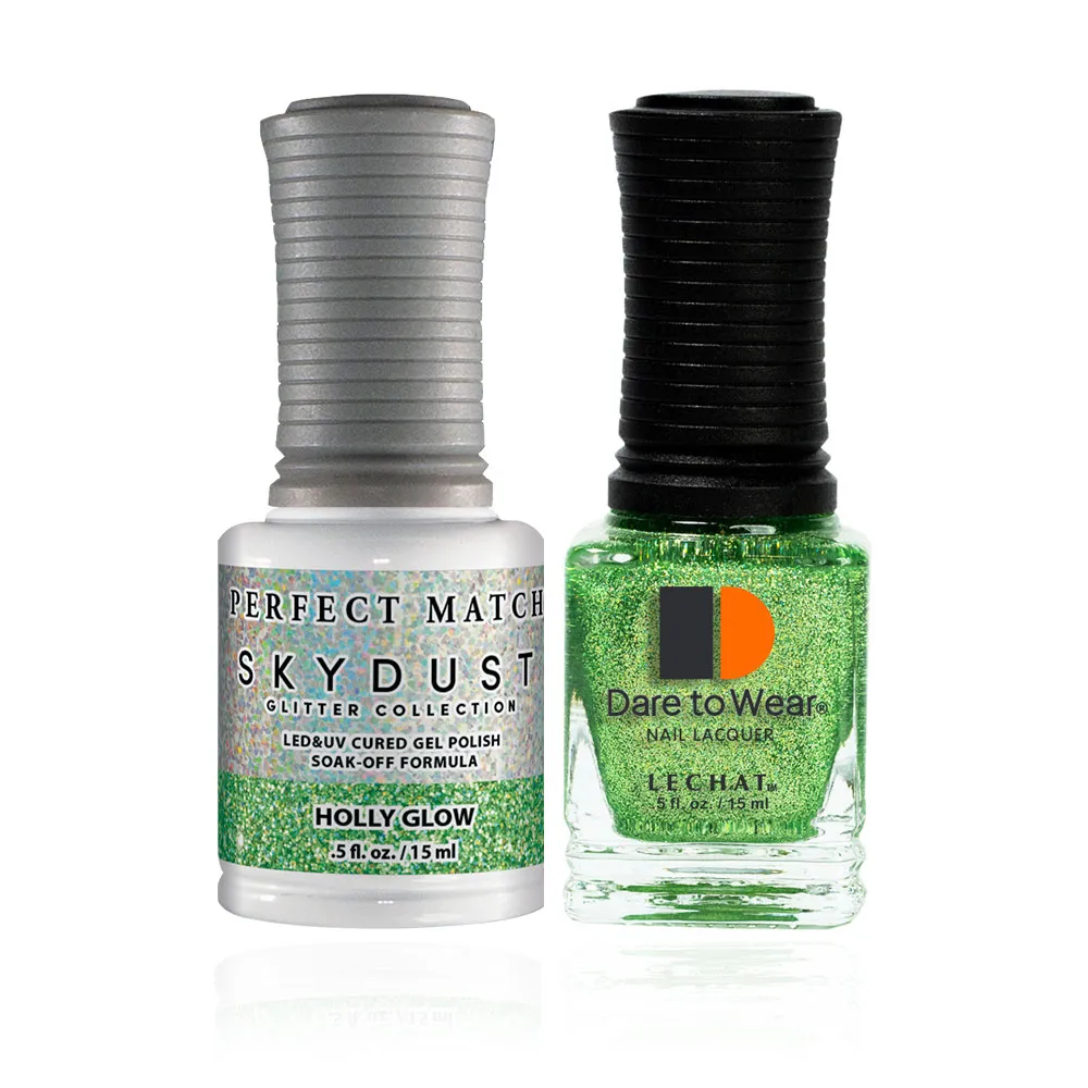 Lechat Perfect match Gel & Lacquer Sky Dust Holly Glow SDMS17