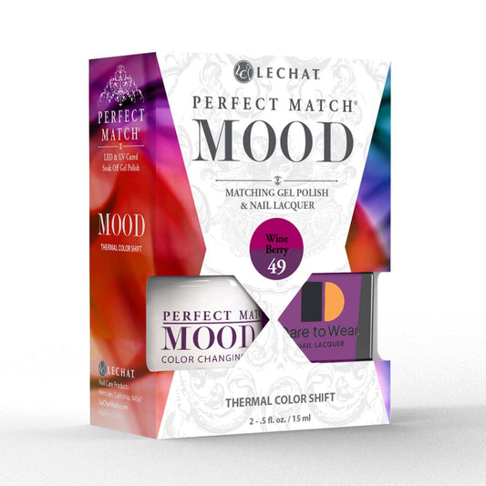 Lechat Perfect Match Mood Changing Color Duo Wine Berry #PMMDS49