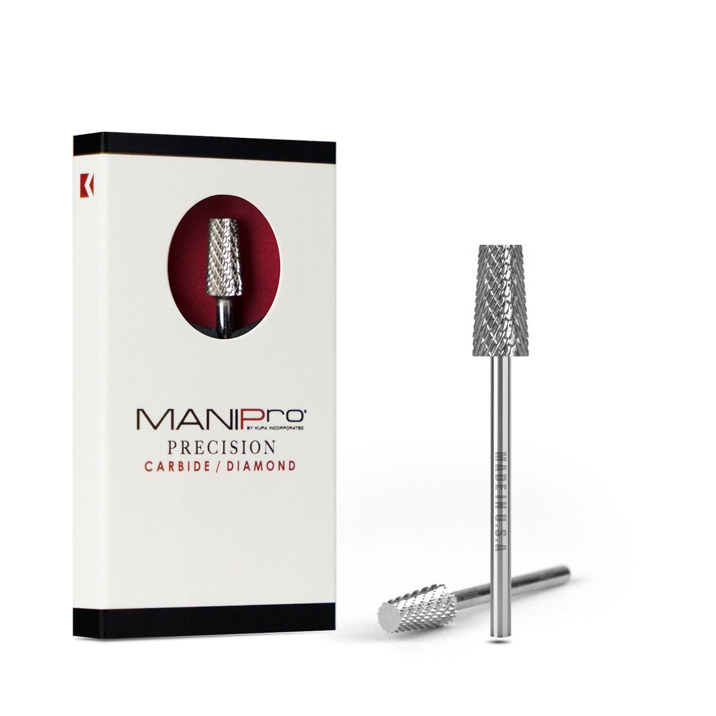 Kupa ManiPro Precision Carbide Bit Tapered Silver CSBX-32-018-S
