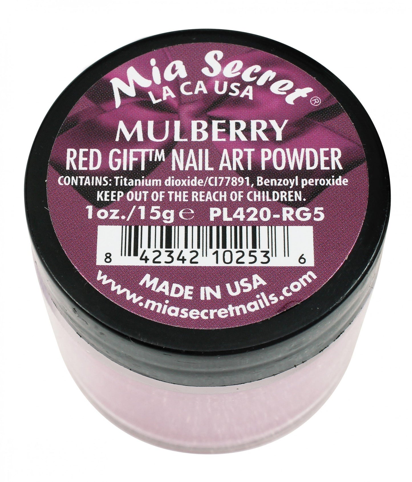 Mia Secret - Mulberry Red Gift Acrylic Powder 1 oz - #PL420-RG5