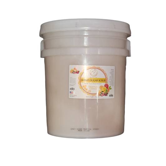 Monika Honey Sugar Scrub Tropical Pail 5 Gallon
