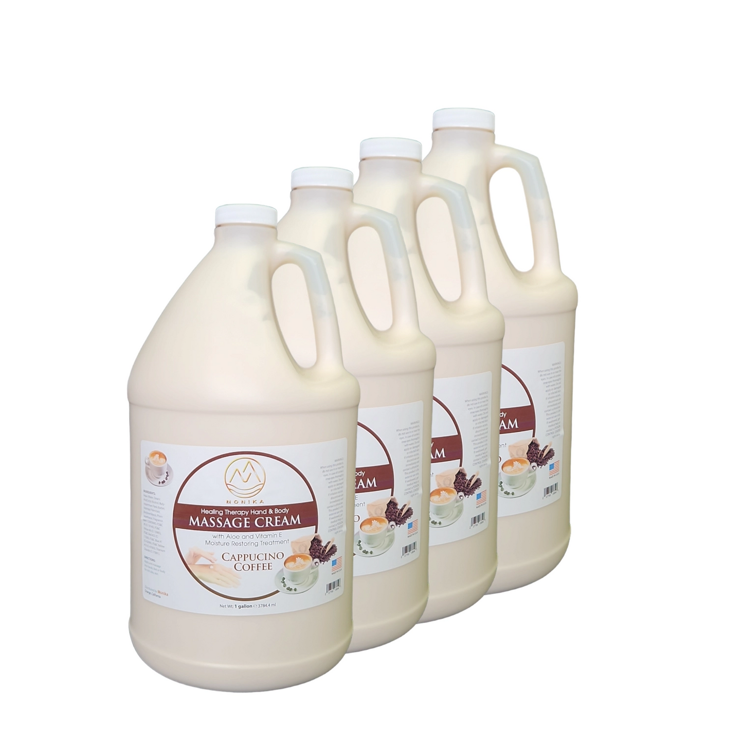 Monika Massage Lotion Coffee Case 4 Gallon