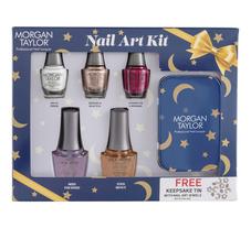Morgan Taylor Nail Art Set Free Keepsake Tin with Jewels - #3120055