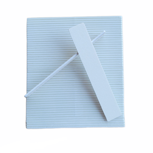 Nail File Jumbo 180/180 White White USA 50 pc #F080