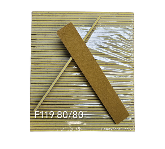 Nail File Jumbo 80/80 Garnet 50 pcs #F119P