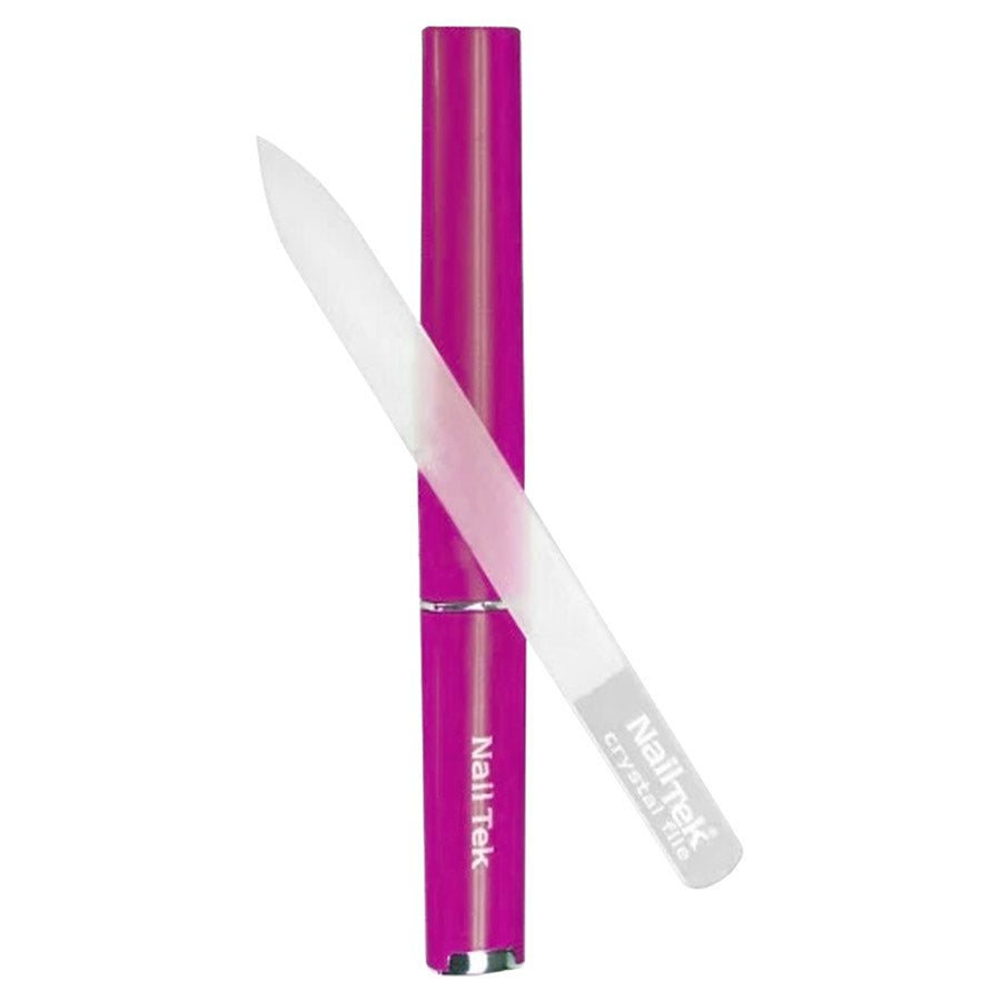 Nail Tek Crystal File with Cobalt Fuschia 5" #55576