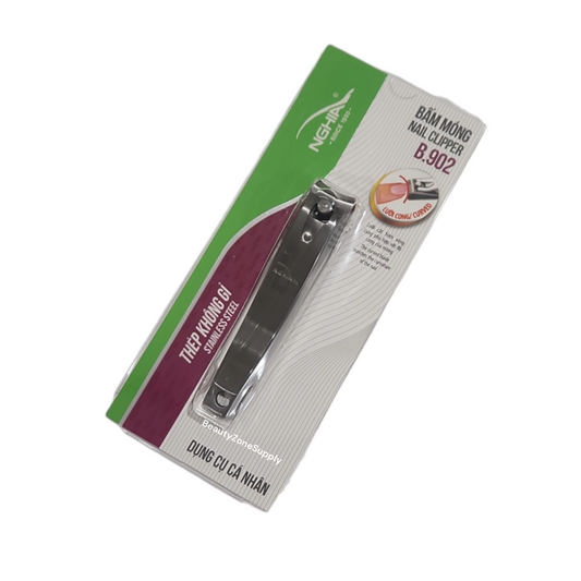 Nghia Nail Clipper Stainless Steel Curved B 902