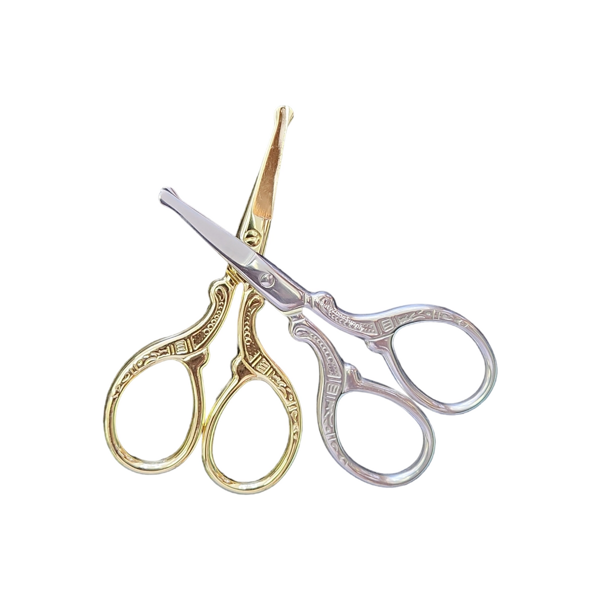 Nose Scissors Trimmers gold silver Beauty Zone Nail Supply
