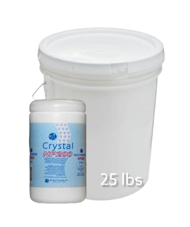 NP 200 Acrylic Nail Powder Crystal Pail 25 lbs