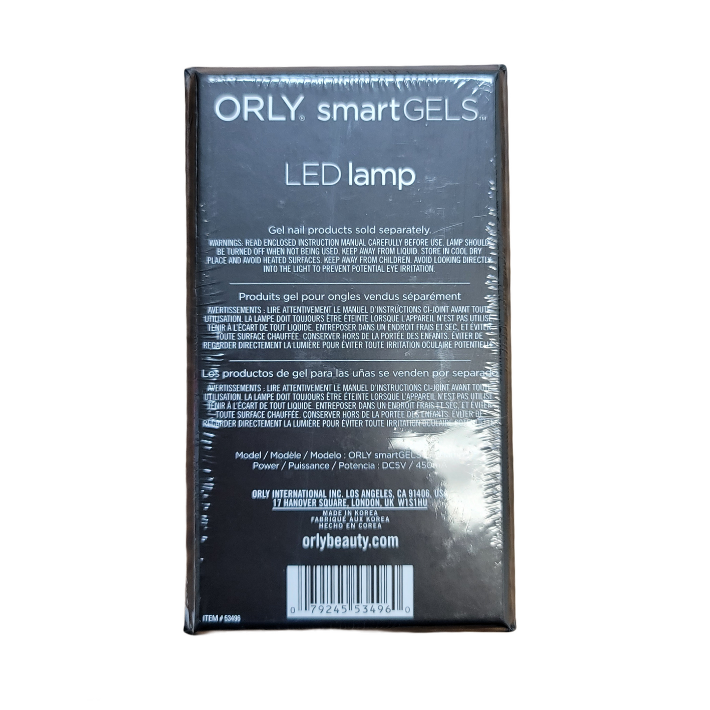 ORLY Gel FX SmartGel LED Lamp #53496
