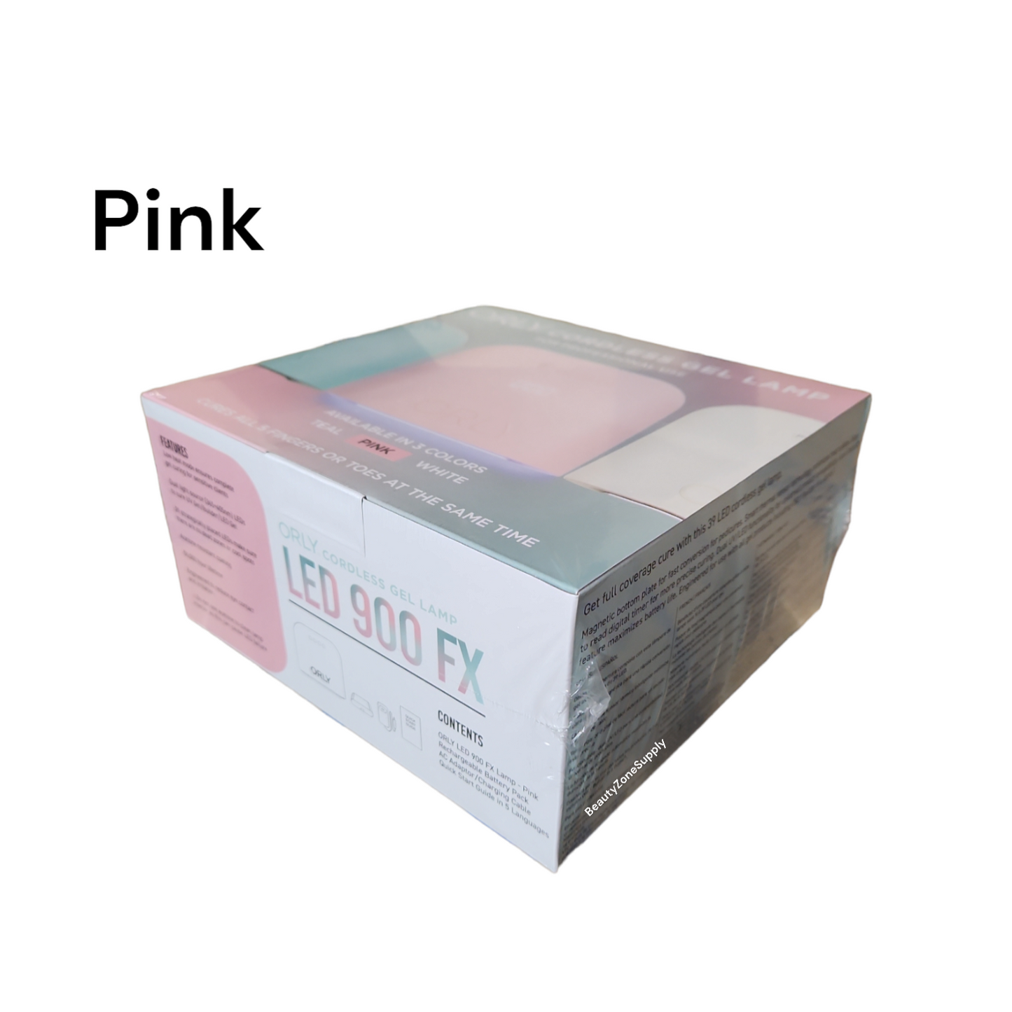 ORLY Nail Lamp LED Rechargeable LED 900 FX Pro Lamp Pink #3350025