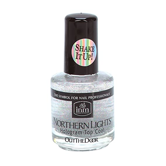 Out The Door Top Coat Sliver Glitter 0.5 oz