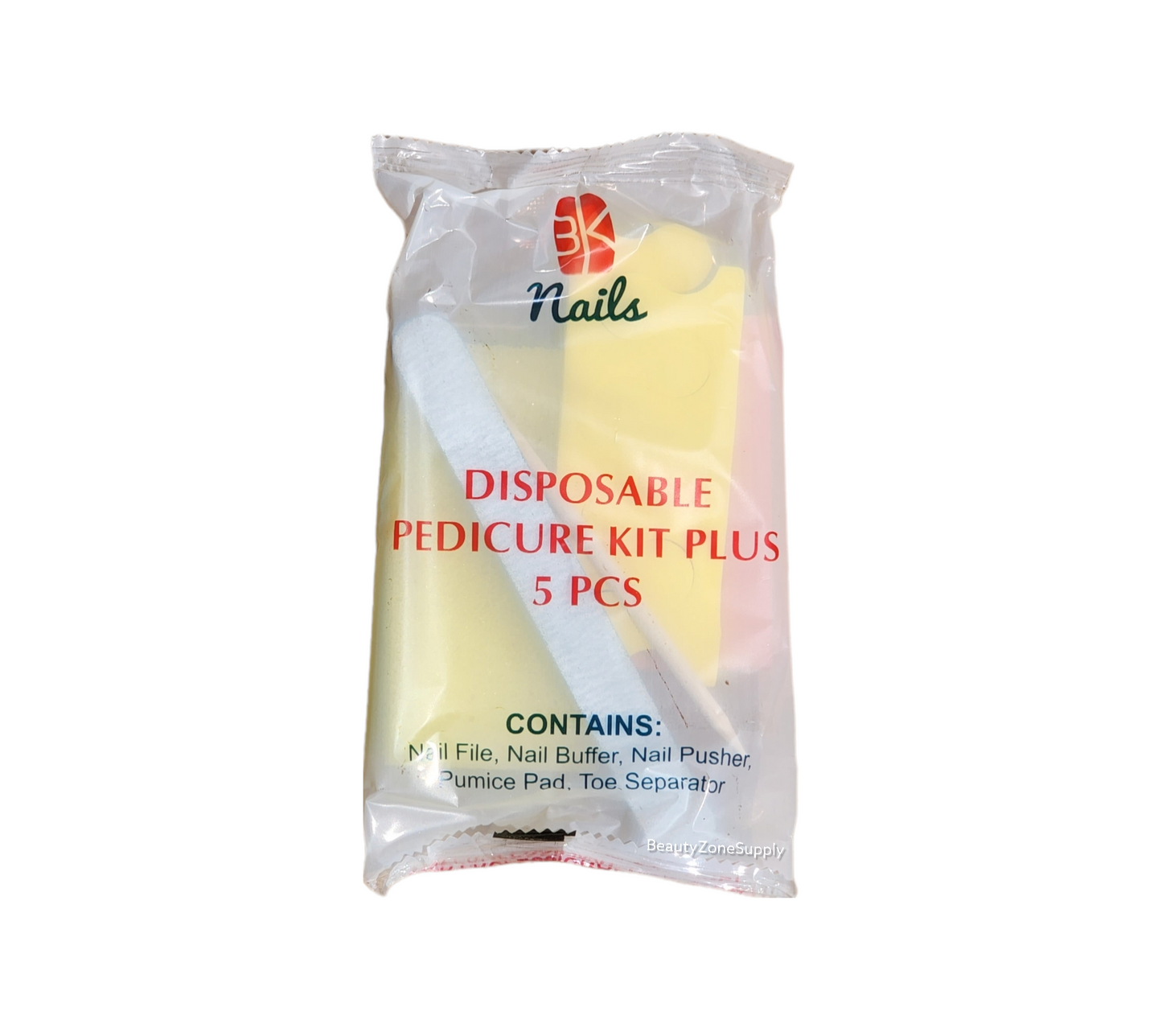 Pedicure Kit 5 3K (Pumice-Buffer-File-Pusher-toe) Case 200 set#3K5